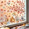 Fall Maple Leaves & Forest Animals Window Clings - 3D Tree Branch & Autumn Fox, Squirrel, Raccoon Decals - Double-Sided Anti-Collision Static Stickers for Glass Windows & Home Decor